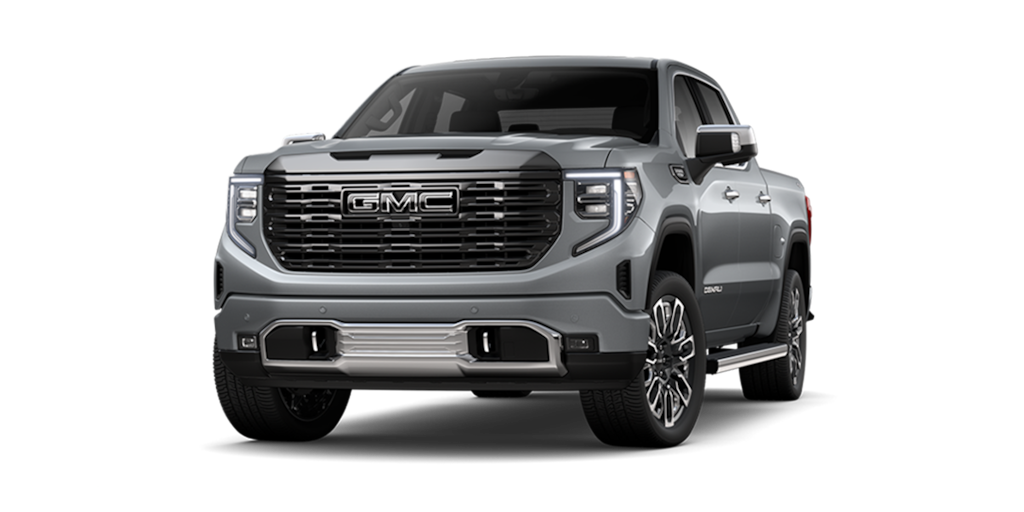 Pickup de lujo GMC Sierra en color abalone wire grey