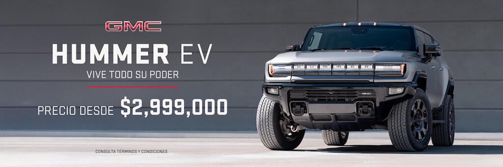 GMC Hummer EV, poder 100% eléctrico con hasta 505 km de autonomía para dominar todo tipo de terreno. 